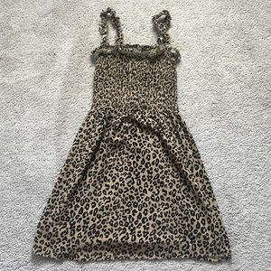 PacSun mini dress, cheetah print, size XS